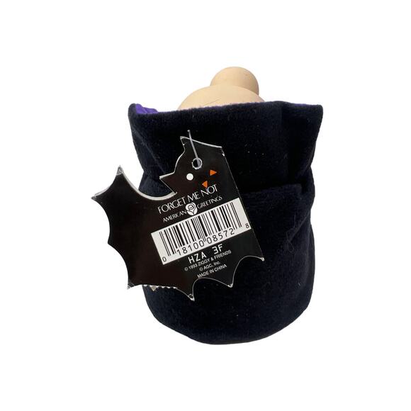 Halloween 7" Dracula Ziggy American Greetings 1993 "I Love You" Cape Rubber Face - Picture 4 of 9